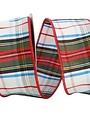Reliant Ribbon Squire Plaid Wired Ribbon, 2-1/2 in, 10 Yards
