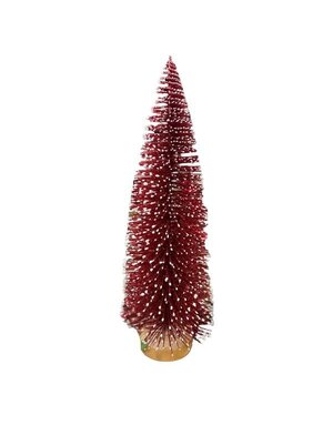 Red Bottle Brush Tree, 12in