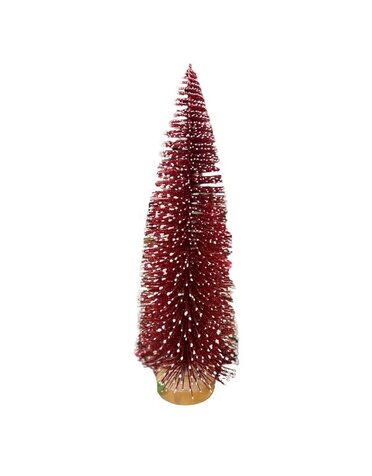 Red Bottle Brush Tree, 12in
