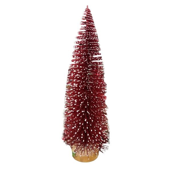Red Bottle Brush Tree, 12in