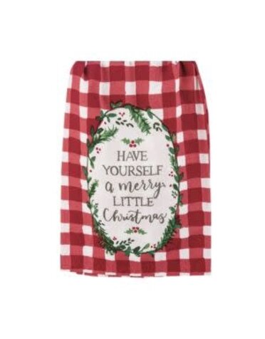 Primitives by Kathy Have A Merry Little Christmas Kitchen Towel