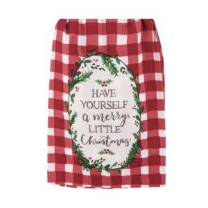 Primitives by Kathy Have A Merry Little Christmas Kitchen Towel