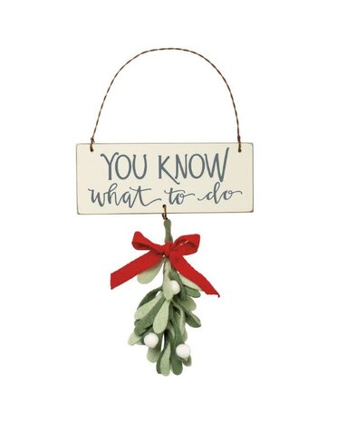 Primitives by Kathy You Know What To Do Ornament