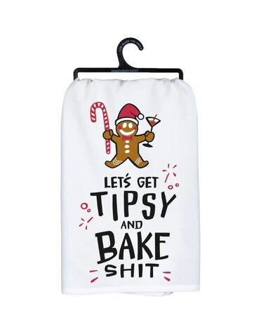 Primitives by Kathy Get Tipsy and Bake Kitchen Towel