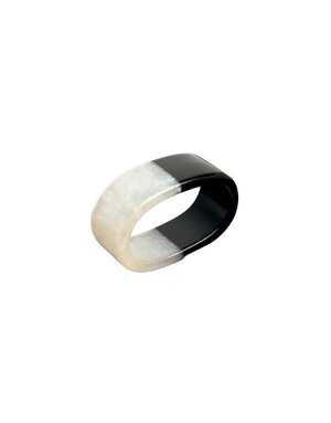 Napkin Ring, Black and White