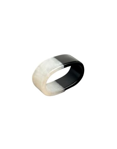 Napkin Ring, Black and White