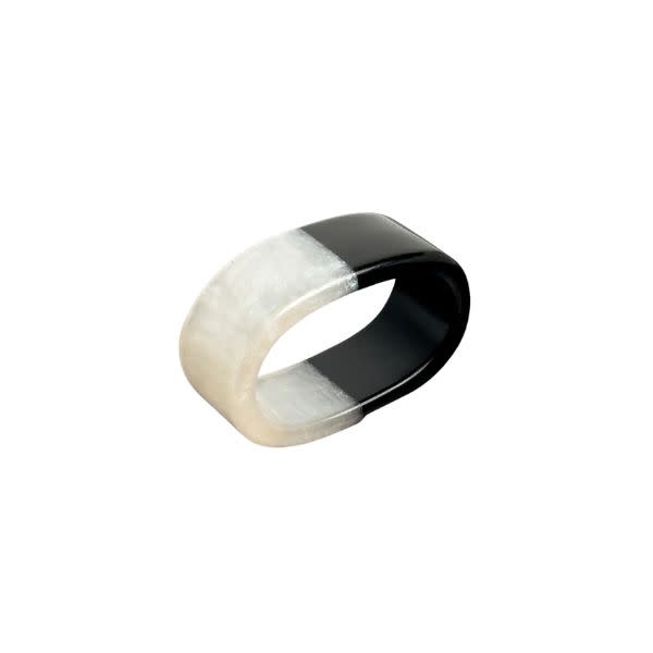 Napkin Ring, Black and White