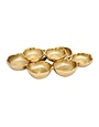 Eight-Bowl Cluster, Gold, 12 X 7 X 2.5 in.