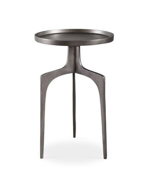 Kenna Accent Table, Nickel, 16 X 25 X 16, Furniture Available for Local Delivery or Pick Up