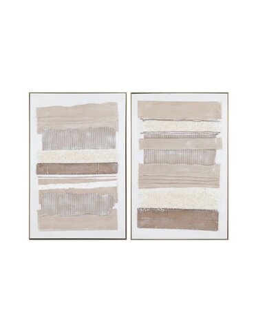 Frayed Lines Wall Art, Assorted, 32 X 2 X 48, Artwork Available for Delivery or Pick Up