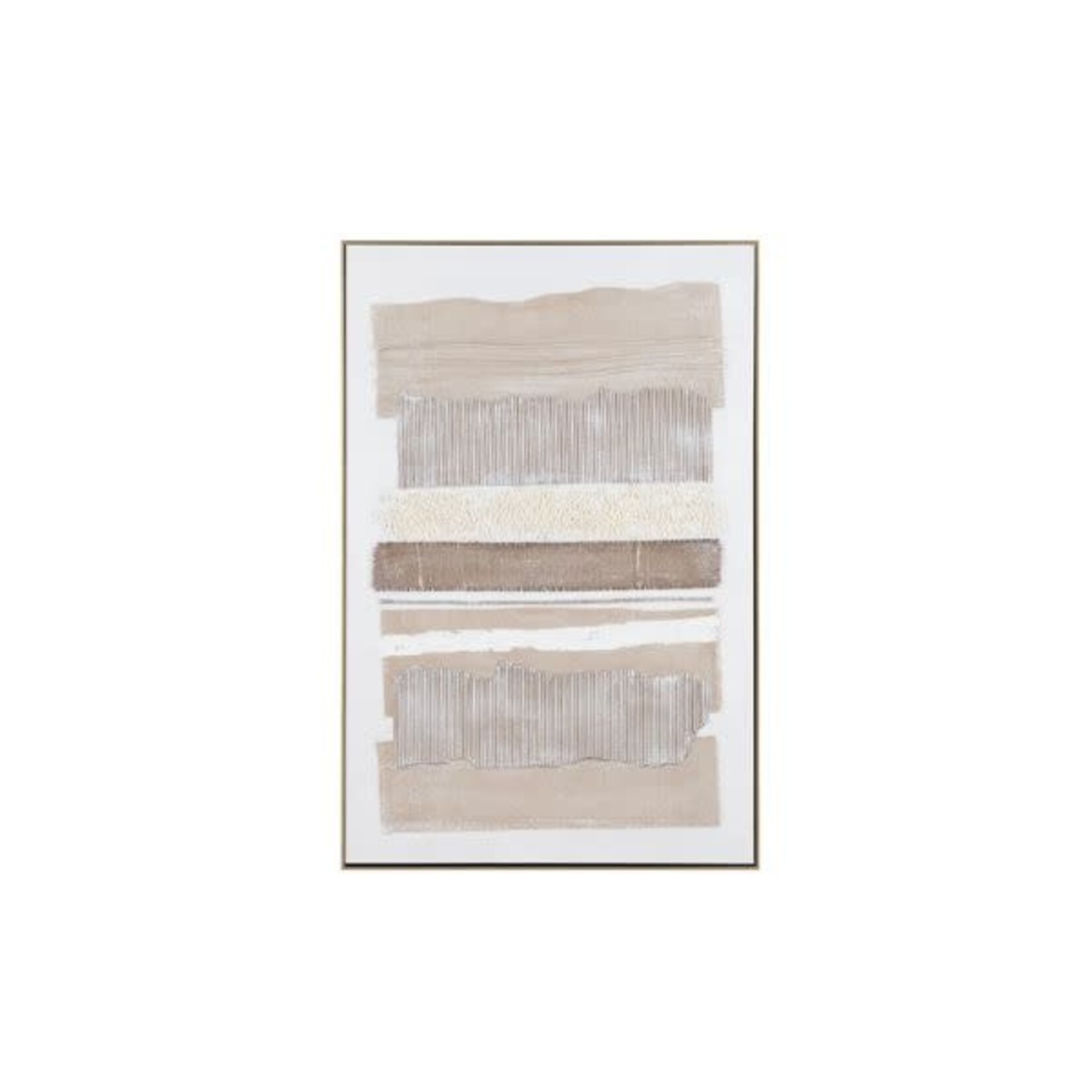 Frayed Lines Wall Art, Assorted, 32 X 2 X 48