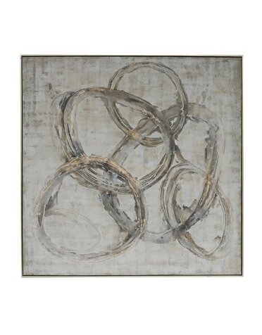 Concentric Circles Wall Art, 60 X 1.5 X 60, Artwork Available for Delivery or Pick Up