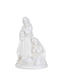 Stoneware Holy Family, White, 6 in.