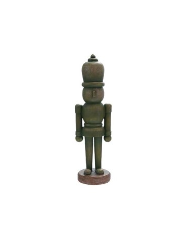 Nutcracker Soldier, Wood Finish, Green, 13.25 in.