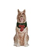 Stoneware Collie Vase w/ Holiday Scarf, 8 in.