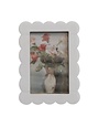 Resin Scalloped Photo Frame, White, 4 X 6 in.!!
