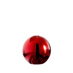 Everlasting Candles Neva Vase Candle Holder, Red Metallic
