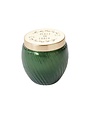 Holiday Cheer Candle, Dark-Green, 3 X 3.25 in.