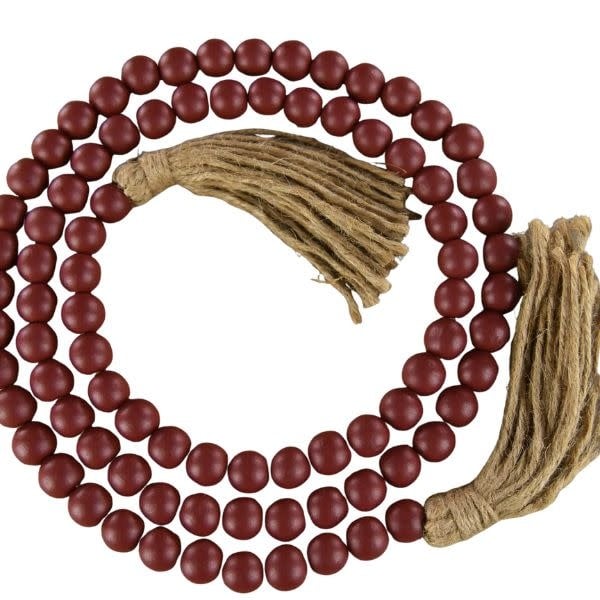 Cranberry Beaded Garland, 59 in.