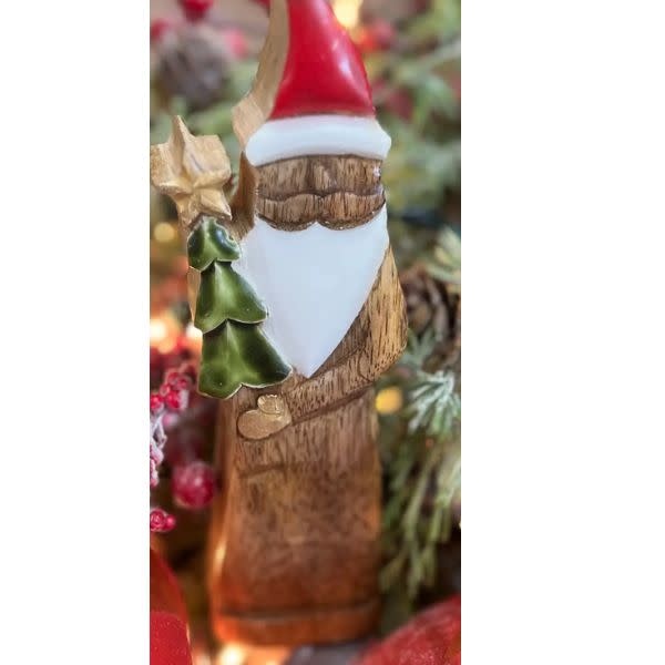 Mini Santa with Tree, 9 X 2 in.
