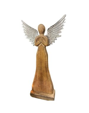 Nickel Winged Angel, 14 X 7 in.