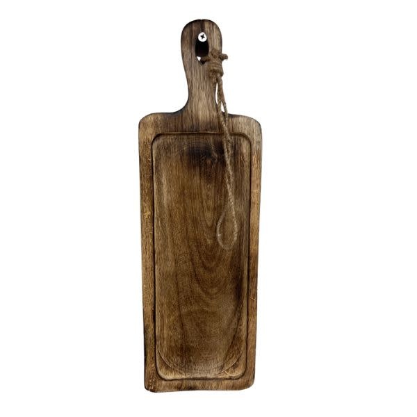 Dark Wood Chopping Tray, 15 X 5 in.