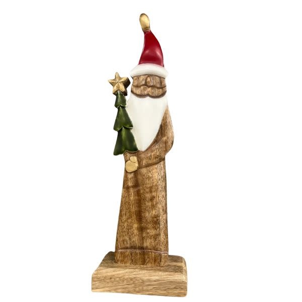 Santa with Tree, 12 X 3 in.
