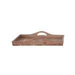 Acacia Wood Tray with Handles, Small, 16 in.