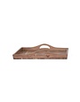 Acacia Wood Tray with Handles, Small, 16 in.
