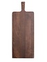 Mango Wood Cutting Board with Handle, Walnut Finish, 24 X 9.25 in.