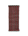 Hand-Woven Cotton Chindi Table Runner, Red & Green, 36 X 14 in.