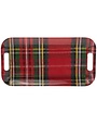 Classic Check Red Plaid Melamine Tray