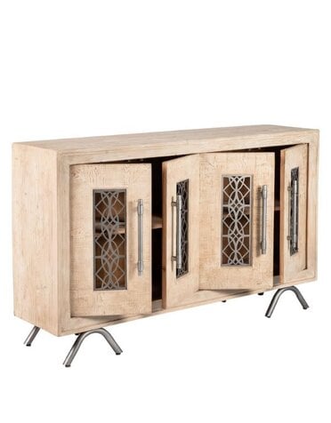 New Orleans Cabinet, White Washed, 63 x 16 x 37 Furniture Available for Delivery or Pick Up