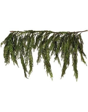 Will's Company Norfolk Dripping Pine Garland , Green, 40 in.