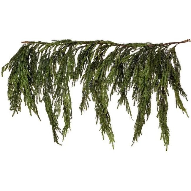 Will's Company Norfolk Dripping Pine Garland , Green, 40 in.