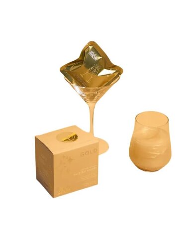 Art of Sucre Drink Glitter Bombs, Gold Cotton Candy