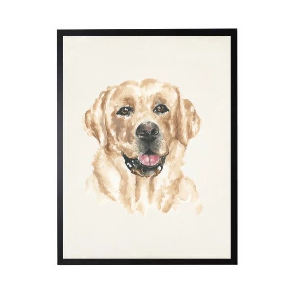 Antique Curiosities Inc Watercolor Yellow Lab, 10 X 8 in.