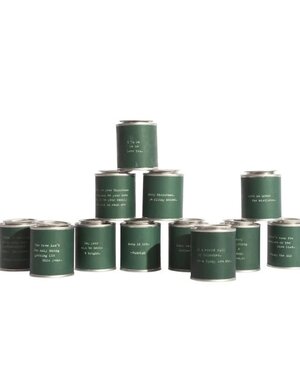 Legends Holiday Candle with Assorted Sayings, Green, 3 oz.