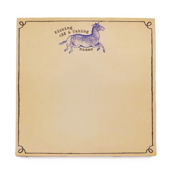 Kicking Donkey Small Notepad