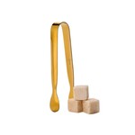 Teaspressa Luxe Mini Tongs, Gold, 4.5 Inch