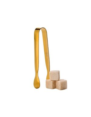 Teaspressa Luxe Mini Tongs, Gold, 4.5 Inch