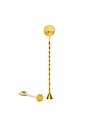 Muddler Bar Spoon, Gold