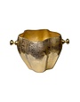 Sculpted Wine Cooler, Gold, 14 X 9 X 9