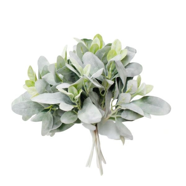 Flocked Lamb's Ear Bundle, 14 in.