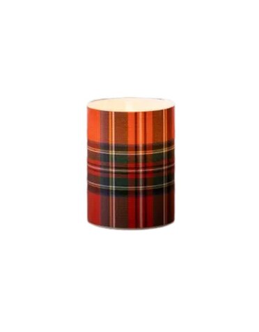Ragon House Red Tartan Candle, 4 in.