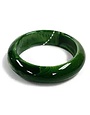Circle Bangle Bracelet, Green Acrylic