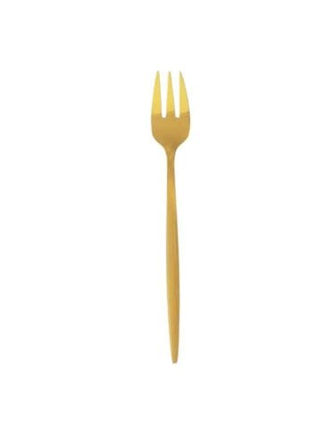 HOST AT HOME by The Bamboo Abode Gold Cocktail Fork, 5 in.