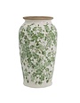 Verdant Whisper Ceramic Vase, 6.5 X 6.5 X 11.5 in.