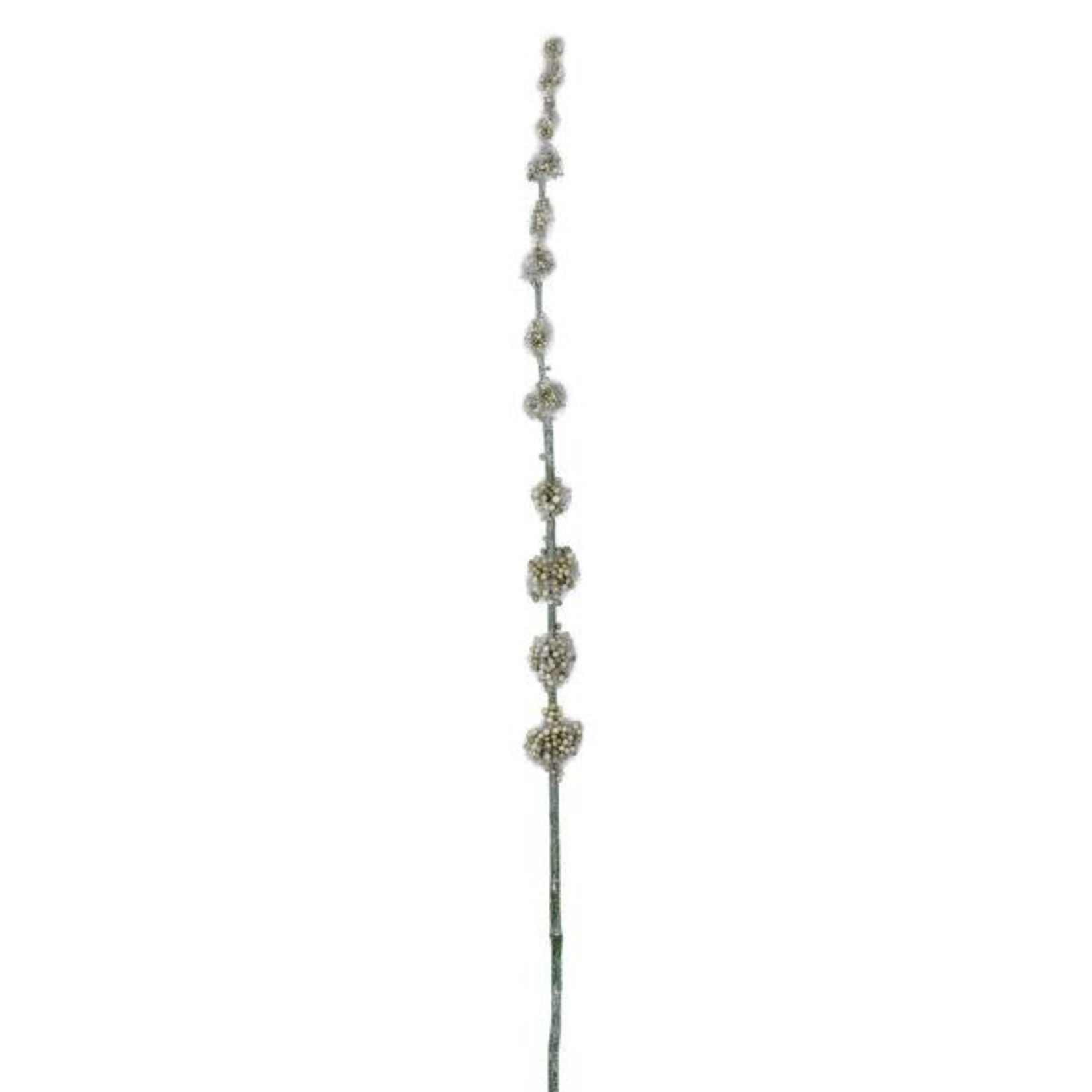 Green Pom Pom Spray, 29.5 in.