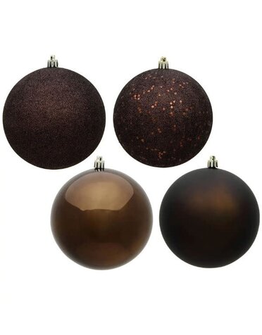 Assorted Ball Ornament, Chocolate, 6 in., Priced Individually